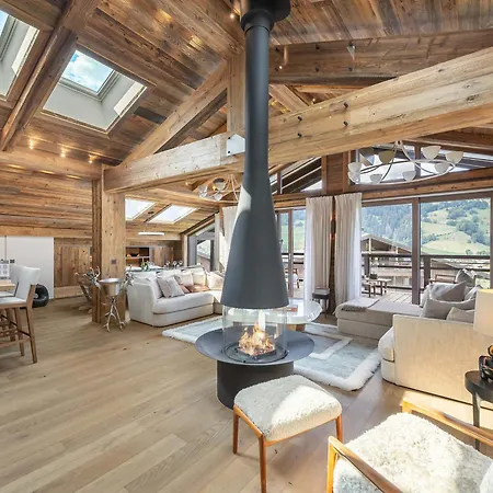 Penthouse Familial Avec Piscine, Hammam, Sauna Et Parking A - Fr-1-569-83 * Megeve