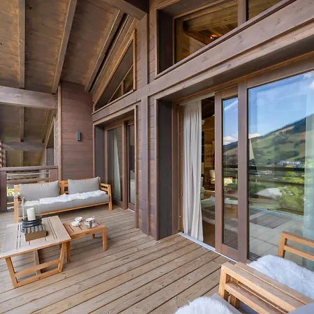 Apartment Penthouse Familial Avec Piscine, Hammam, Sauna Et Parking A - Fr-1-569-83 Megeve